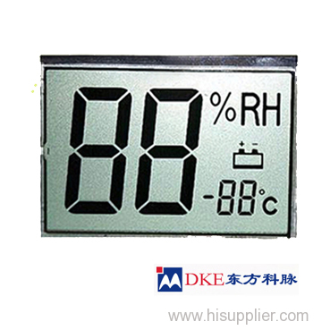 Hygrothermograph LCD display screen