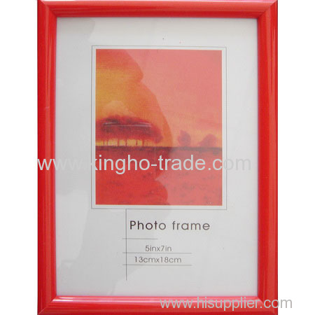 Red Frame PVC Extruded Photo Frame