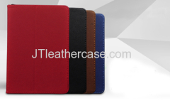 Cross patten leather flip case for mini ipad