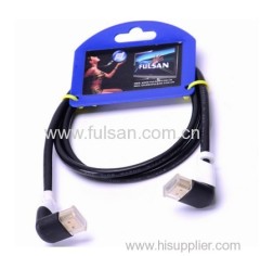 high speed right angle plug HDMI Cable