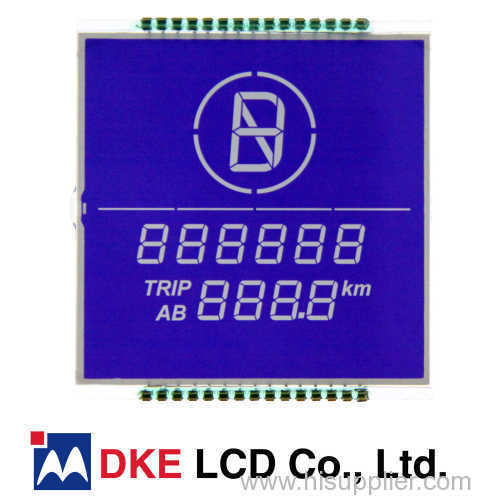 Custom LCD for automotive