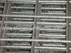 Concrete construction building foundation rebar netting