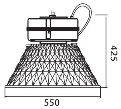 40-250W LVD high bay light