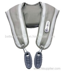 Shoulder massage belt, neck and shoulder massager, with handgrips, heating