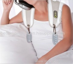 Shoulder massage belt, neck and shoulder massager, with handgrips, heating