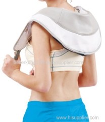 Shoulder massage belt, neck and shoulder massager, with handgrips, heating