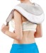 Shoulder massage belt, neck and shoulder massager, with handgrips, heating