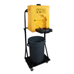 Portable Eye Wash Station(with cart and waste water collection barrel),SYSBEL