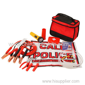 Roadside emergency car safety kit