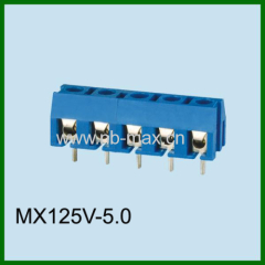 5.0mm 300V 10A PCB screw terminal blocks China manufacture