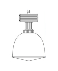 40-300W induction highbay light