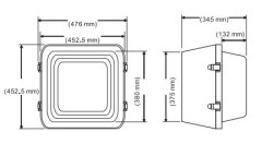 80-250W Induction Gas station canopy light