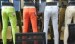 MEN'S COLORFUL COTTON SKINNY PANTS MEN FASHIONABLE STRETCHY TIGHT PENCIAL PANTS/TROUSERS