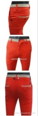 mens long pants/trousers colorful fashionable skinny stretchy tight pencil pants men's colored cotton fashion pants