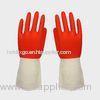 Size S - XL Color Latex Gloves with straight cuff , wave cuff