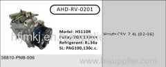 TAIQ auto air conditioning scroll compressors manufacturers 100c.c. for Honda CRV,4cyl,2.4L(02-06)