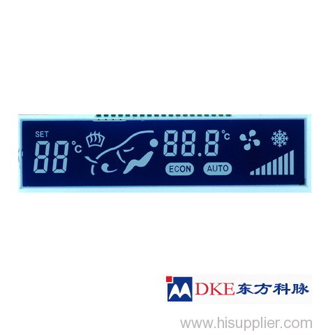 Car part electronics segment LCD screen/display