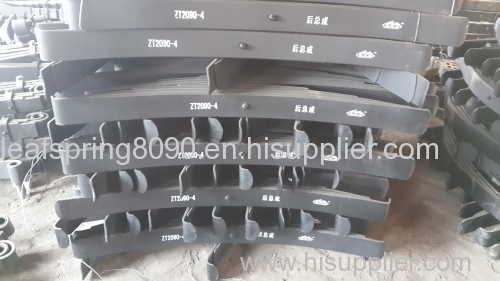 China ZT2090-4 truck and trailer leaf spring rear assembly