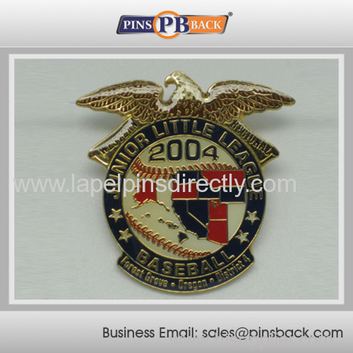 Customize soft enamel trading baseball pins with epoxy dome/custom high quality baseball pin badges with design logo