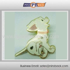 2014 New Fashion Souvenir Dog Lapel Pin/hard Enamel Badge Pin/Animal Pin For Garment Collection