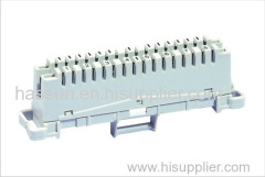 8Pair Back Mount LSA Module used for connection of exchange lines and jumper wires