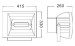 IP65 Induction Floodlight Fitting