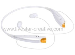 LG HBS700 Tone Wireless Bluetooth Universal Sports Stereo Headset White Orange