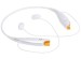 LG Tone Bluetooth Behind-the-neck Headset Headphone HBS-700 With Microphone in White orange