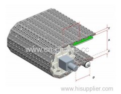 M5032 Flush Grid Heavy Duty modular conveyor belt