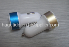 New Arrival~Latest Unique Design Colorful 5V 2A/3A Dual USB Car Charger for Smartphone/Tablet