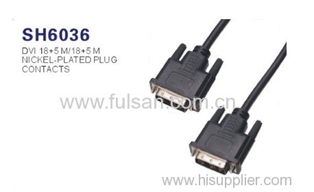 High quality DVI cable with 18+5 for HDTV PLASMA DVD