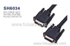 UL20276 6M DVI 24+5 to dual DVI 24+5 cable