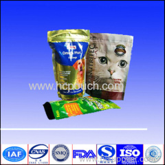 Hot Sale Printed Cat Food Bag Stand Up Packaging With Value And Zipper