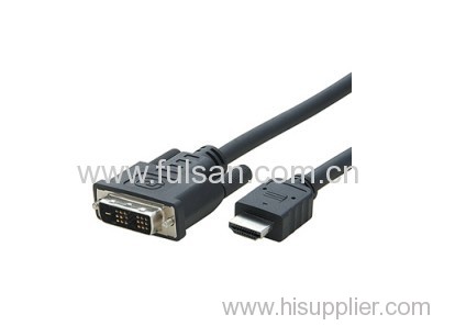 High Speed 3D HDMI TO DVI CABLE 4K*2K GOLD plated