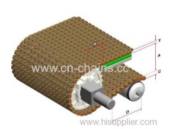 M-SNB M3 mini pitch Flush Grid Plastic Modular conveyor Belt