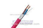 Customized FRLS Fire resistant cable in Red for Security