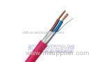 2 shielded 0.75mm Fire Alarm System Cable , alarm Security control Silicone Cable