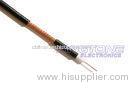 Orange RG59 CCTV Coaxial Cable , 20AWG CCS FPE CCA Braiding Cable