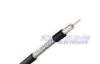 High Speed Foamed PE RG6 CATV Coax Cable / Ethernet Coaxial Cable with 18AWG CCS