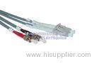 High Speed LC to ST Duplex patch cord , PVC Fiber Jumper with LC/PC ST/PC Connector