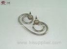 Small brass flange Nickel plated Industrial Electric Copper Heating Element For Gas , 4KW / 230V