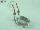 Energy Efficient Copper Heating Element For Gas Heater , Brass Flange