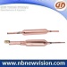 Copper Strainer and Muffler for Refrigerator Appliance