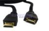 Black 1080P Hight Foamed PE High Speed HDMI Cables , 26 AWG Type A HDMI 1.4 Cable