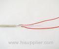 Red wire High density Cartridge heater for packing machine , 40W / 110V