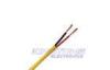 Yellow 14AWG Audio Cable 2C Stranded Bare Copper PVC CMR (UL) Speaker Cable