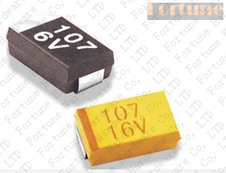 Solid tantalum chip capacitors
