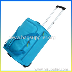 Stylish lightweight fashion polyester trolley luggage bag