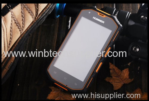 H5 Hummer H5 IP67 Waterproof Phone Hummer H5f 4.0&quot; MTK6572 DUAL CORE 3G Ru-gged android 4.2 Military phone