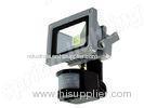 Eco Friendly IP65 1000 Lumen 10W PIR LED Floodlight , Bridgelux Chip LED